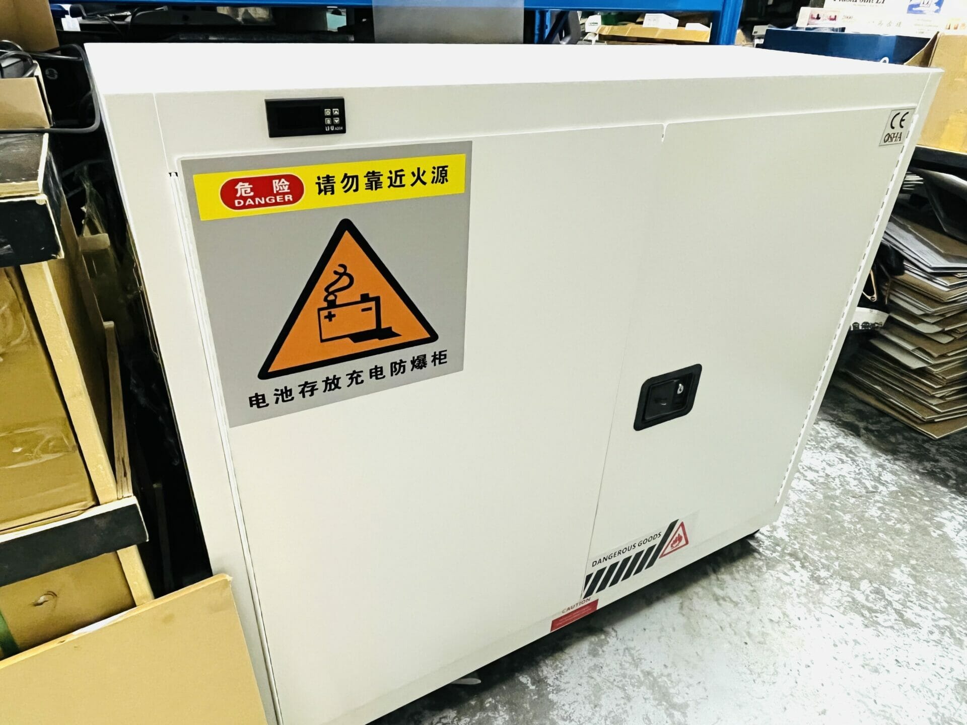 e-RIDES Fire Resistant micromobility recharging cabinet