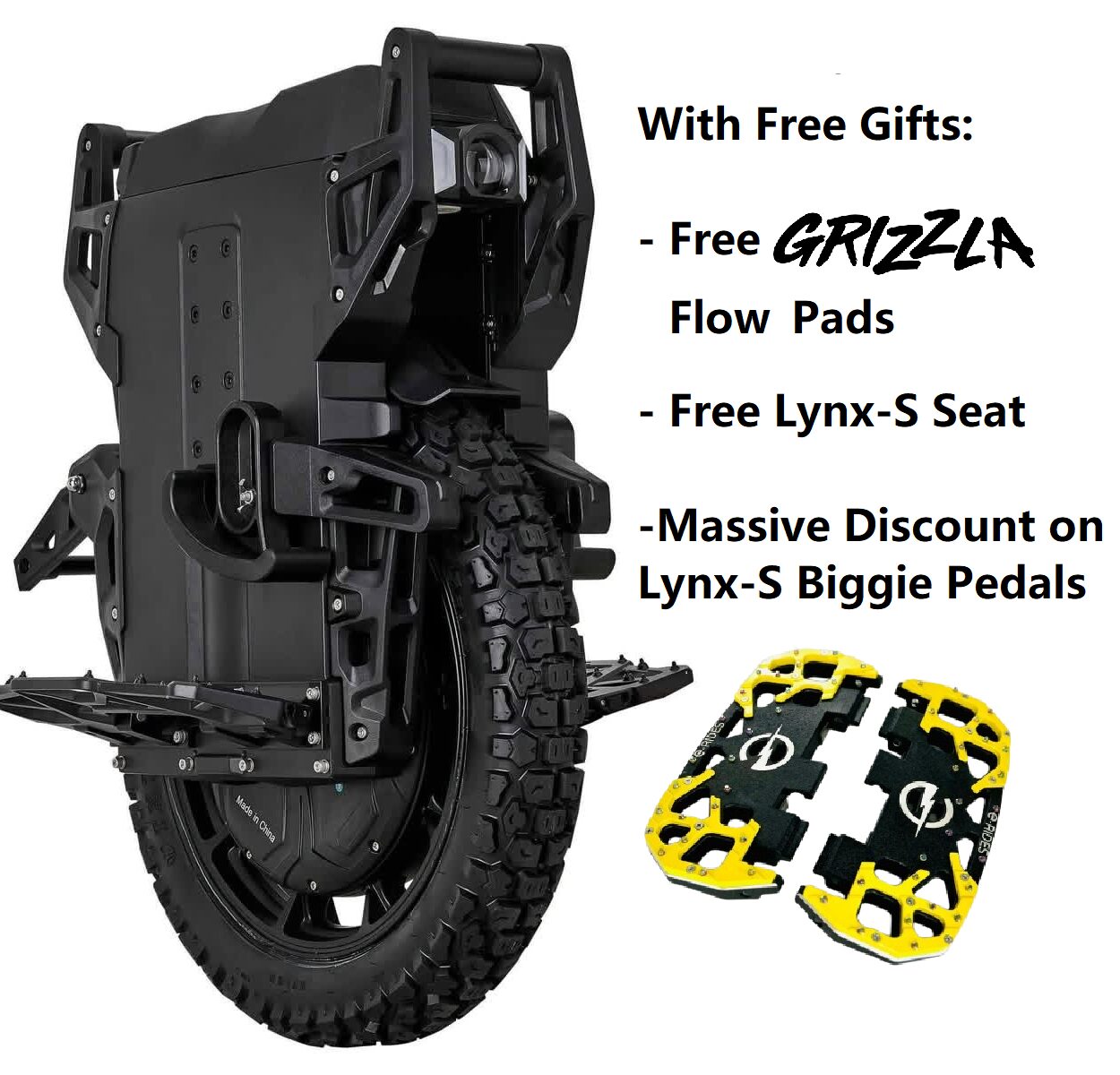 Leaperkim Lynx S Electric Unicycle E Rides And Grizzla Bundle Deal